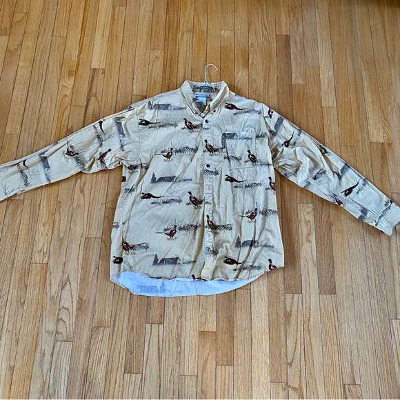 Columbia Pheasant animal shirt large - Picture 2 of 5